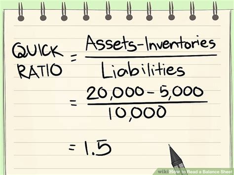 How To Read A Balance Sheet With Pictures Wikihow