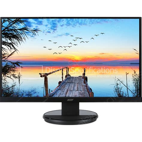 27" Acer K272HL Ebmidx - Specifications