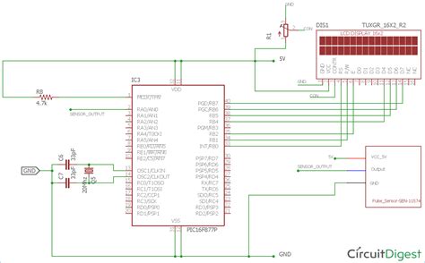 Electric Pulse Sensor Diagram