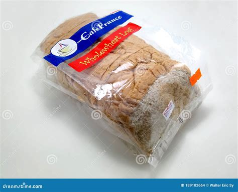 Cafe France Whole Wheat Bread Loaf In Manila Philippines Editorial