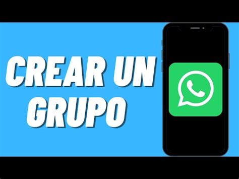 Cómo CREAR un GRUPO de WHATSAPP Guía paso a paso