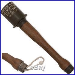 WW2 GERMAN M24 POTATO MASHER STICK GRENADE STEEL WOOD FULL SIZE TOY