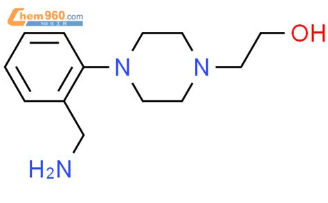 1018656 79 5 2 4 2 Aminomethyl phenyl 1 piperazinyl 1 ethanol化学式