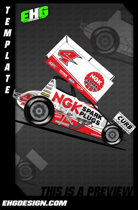 World of Outlaws Sprint Car - EHGDesign