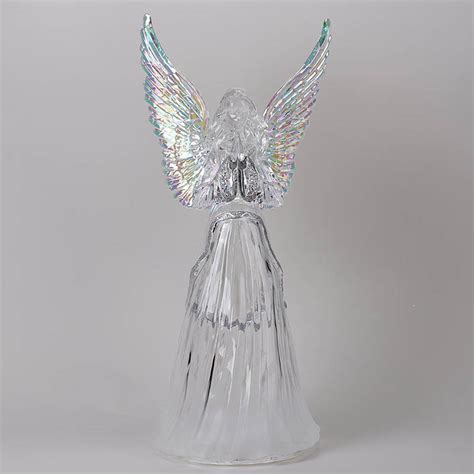 Lighted Iridescent Acrylic Angel Cracker Barrel