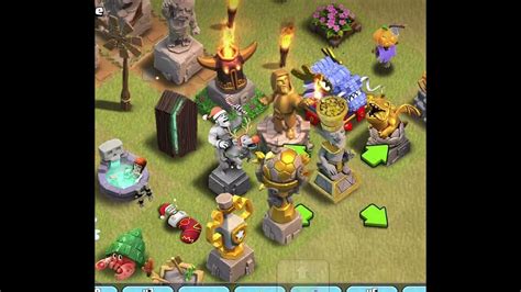 Clash Of Clans Statues Main Base Update Youtube