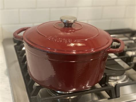 Lodge Cast Iron 65 Quart Enameled Dutch Oven Merlot