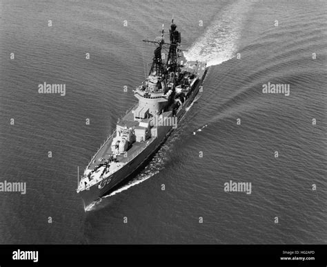 USS John S McCain DDG 36 Underway On 30 September 1969 Stock Photo