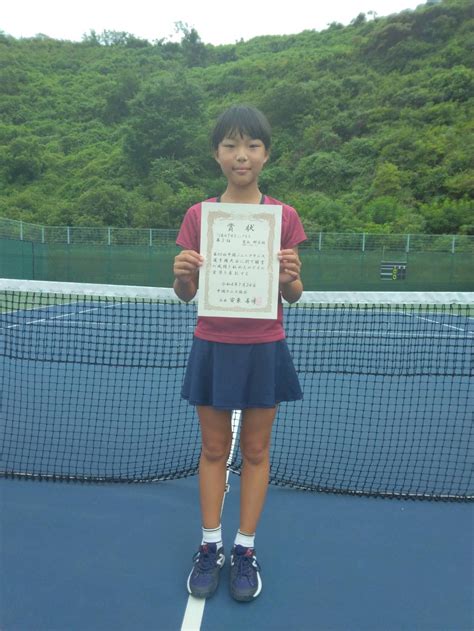 第40回中国ジュニアテニス選手権大会 U12女子シングルス 第3位 Nbテニスガーデン