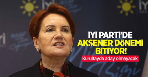 Y Parti De Ak Ener D Nemi Bitiyor Kurultayda Aday Olmayacak