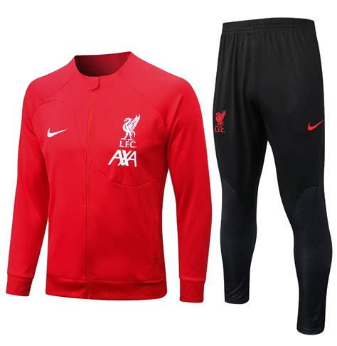 Liverpool Fc 2223 Tracksuit By Nike Red Soccerarmor