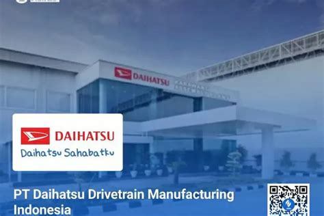 Info Lowongan Kerja PT Daihatsu Drivetrain Manufacturing Indonesia