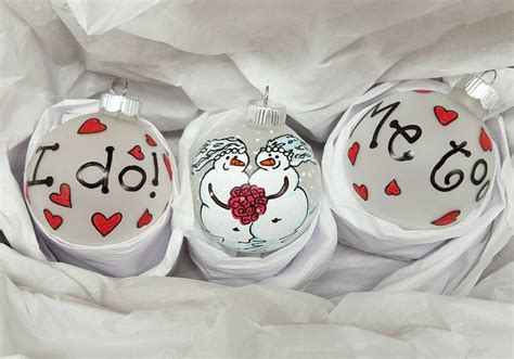 Lesbian Personalized Wedding Ornament Lesbian Wedding Gift Gay Marriage Gift Lgbt Wedding