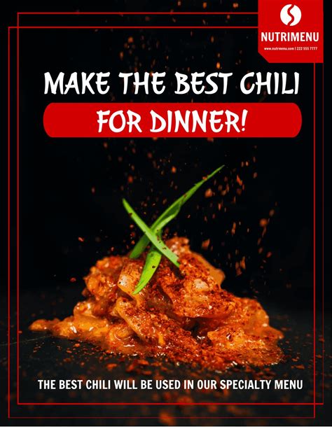 FREE Chili Cook Off Flyer Template - Download in Word, Google Docs ...