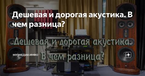 Дешевая и дорогая акустика. В чем разница? | МузМедиа Инфо | Дзен