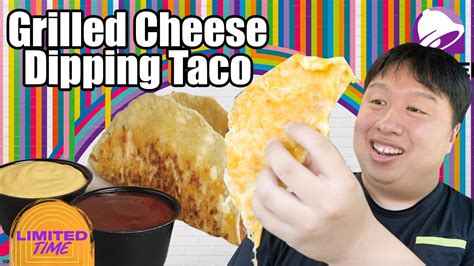 Taco Bells New Grilled Cheese Dipping Tacos Review Is It Better Than