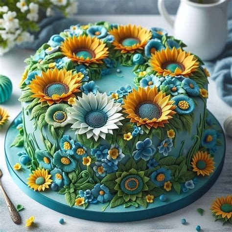 Pin By 𝔽𝕒𝕚𝕤𝕒𝕝 𝕀𝕢𝕓𝕒𝕝 On Pins By You In 2024 Elegant Birthday Cakes Flower Cake Amazing Cakes