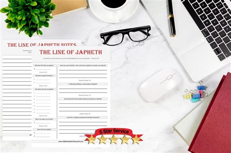 The Line of Japheth Bible Study Worksheets Bible Study - Etsy