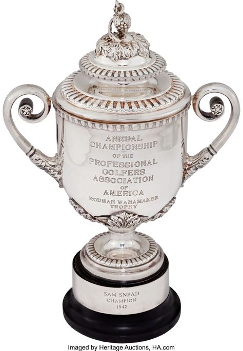 1942 PGA Championship Wanamaker Trophy Won by Sam Snead.. ... Golf ...