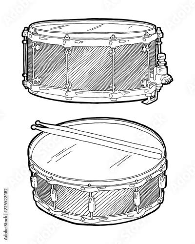 How To Draw A Snare Drum Nameclassic