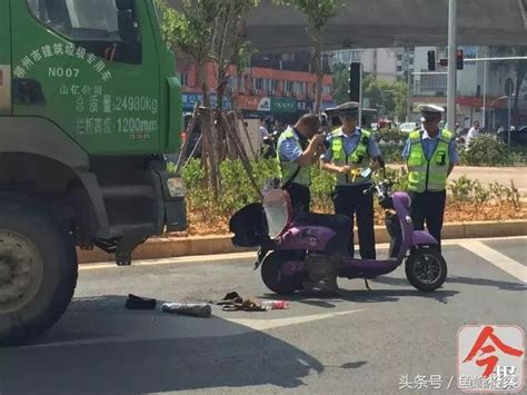 北雀路口泥頭車將電動車捲入輪下，男騎手遭碾壓不幸身亡 每日頭條