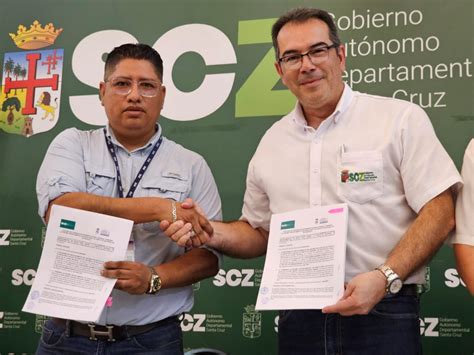 ABI INE y Gobernación de Santa Cruz firman acuerdo de cooperación