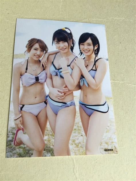 【目立った傷や汚れなし】akb48 ラブラドールレトリバー 店舗特典写真 高橋みなみ／横山由依／山本彩 水着 他にも出品中 説明文必読