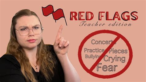 Red Flags Teacher Edition How To Recognise Bad Teachers Youtube