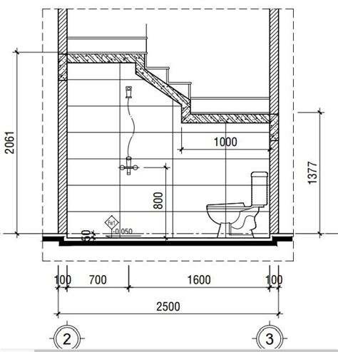 Có nên thiết kế nhà vệ sinh dưới gầm cầu thang không Bản vẽ tham khảo