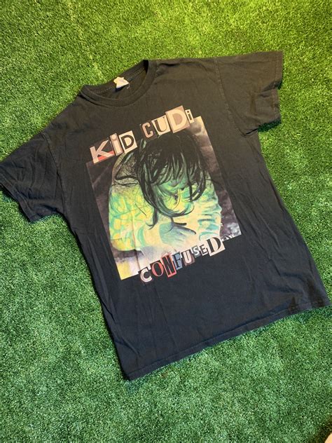 Vintage 2016 Kid Cudi “Confused” Speedin’ Bullet 2 Heaven Tour Tee ...