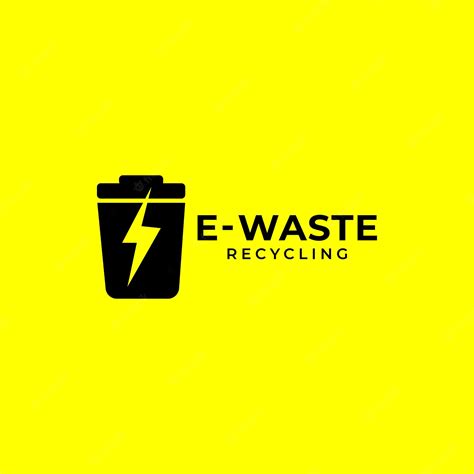 Premium Vector | E-waste logo template. Electric waste icon. Recycle ...