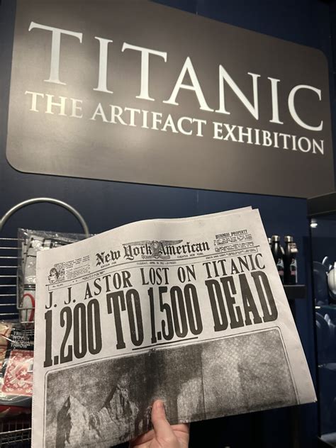 Carnegie Science Center Hosts TITANIC: The Artifacts Exhibition