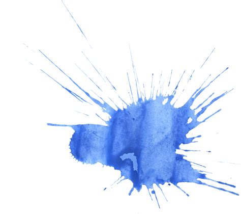 View 21 Blue Paint Splatter Transparent Background Forcetoonbox