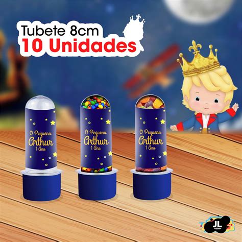 10 Tubetes 8cm Aniversário o Pequeno Príncipe Elo7