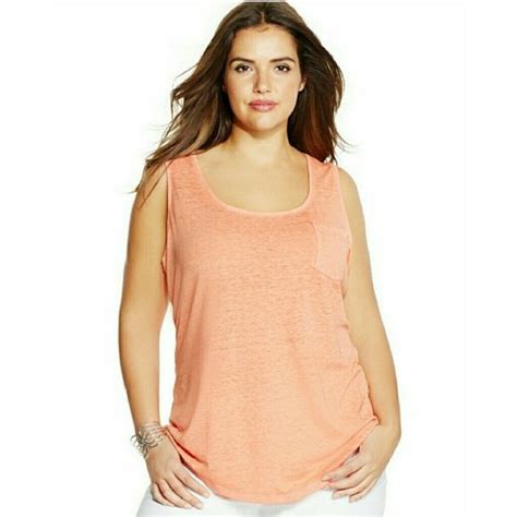 Style Co Plus Size Heathered Tank Top Plus Size Tank Tops Tank Top