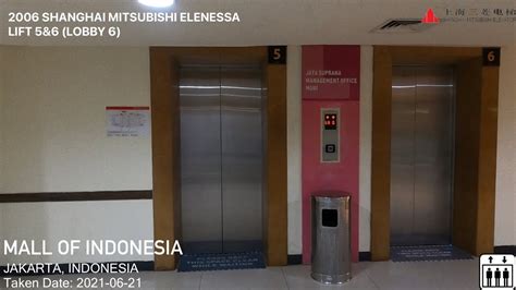 Shanghai Mitsubishi Elenessa MRL Elevator At Mall Of Indonesia Jakarta