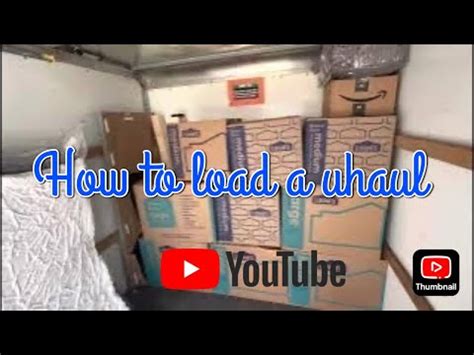 How To Load A Foot Uhaul Youtube