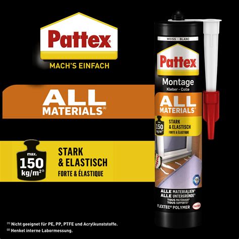 PATTEX Montagekleber All Materials weiß 450 g hagebau de