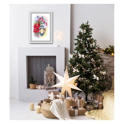 Cross Stitch Kit Christmas Lantern Coricamo