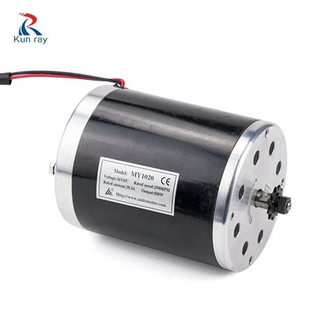 My1020 500w 24v 36v 48v Dc High Speed Brush Motor For Electric Bicycle