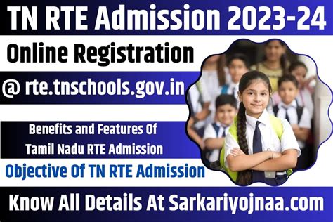 RTE Tamil Nadu 2023-24 Admission: Online Application, Eligibility?