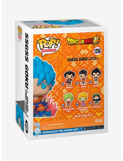 Funko Pop Animation Dragon Ball Super Ssgss Goku Kaio Ken Times Twen Gettoshopmx