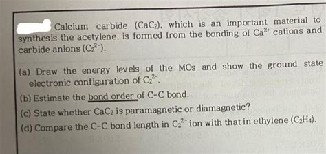 Carbide Ion Lewis Structure