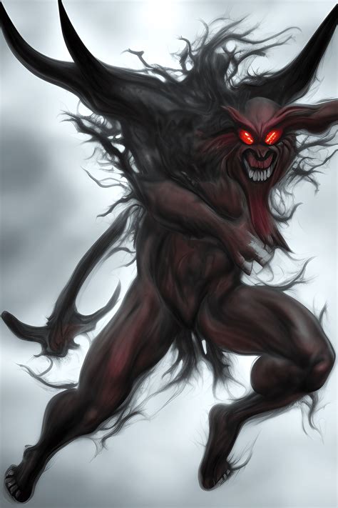 Realistic Demon Sketches