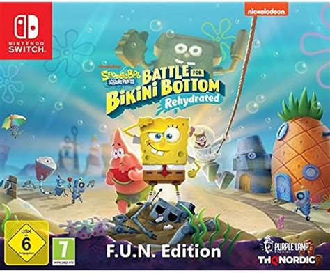 Spongebob Schwammkopf Battle For Bikini Bottom Rehydrated F U N Edition Nintendo Switch