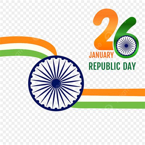 26 De Enero Vector Diseño De Celebración Del Día De La República India