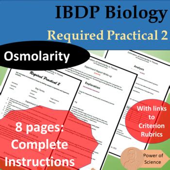 Ib Biology Required Practical Osmolarity By An Ibdp Assistant