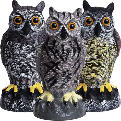 Owl Decoys To Scare Birds Away Plastic Owls To Scare Birds Away Owl