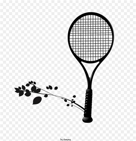 Tennis Racket Clip Art Black And White