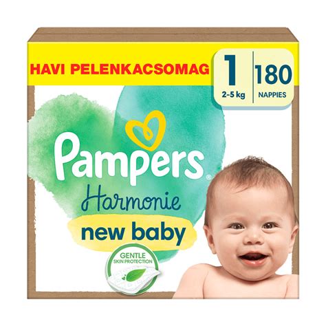 Pampers Harmonie Pelenka 1 2 5 Kg HAVI PELENKACSOMAG 180 D